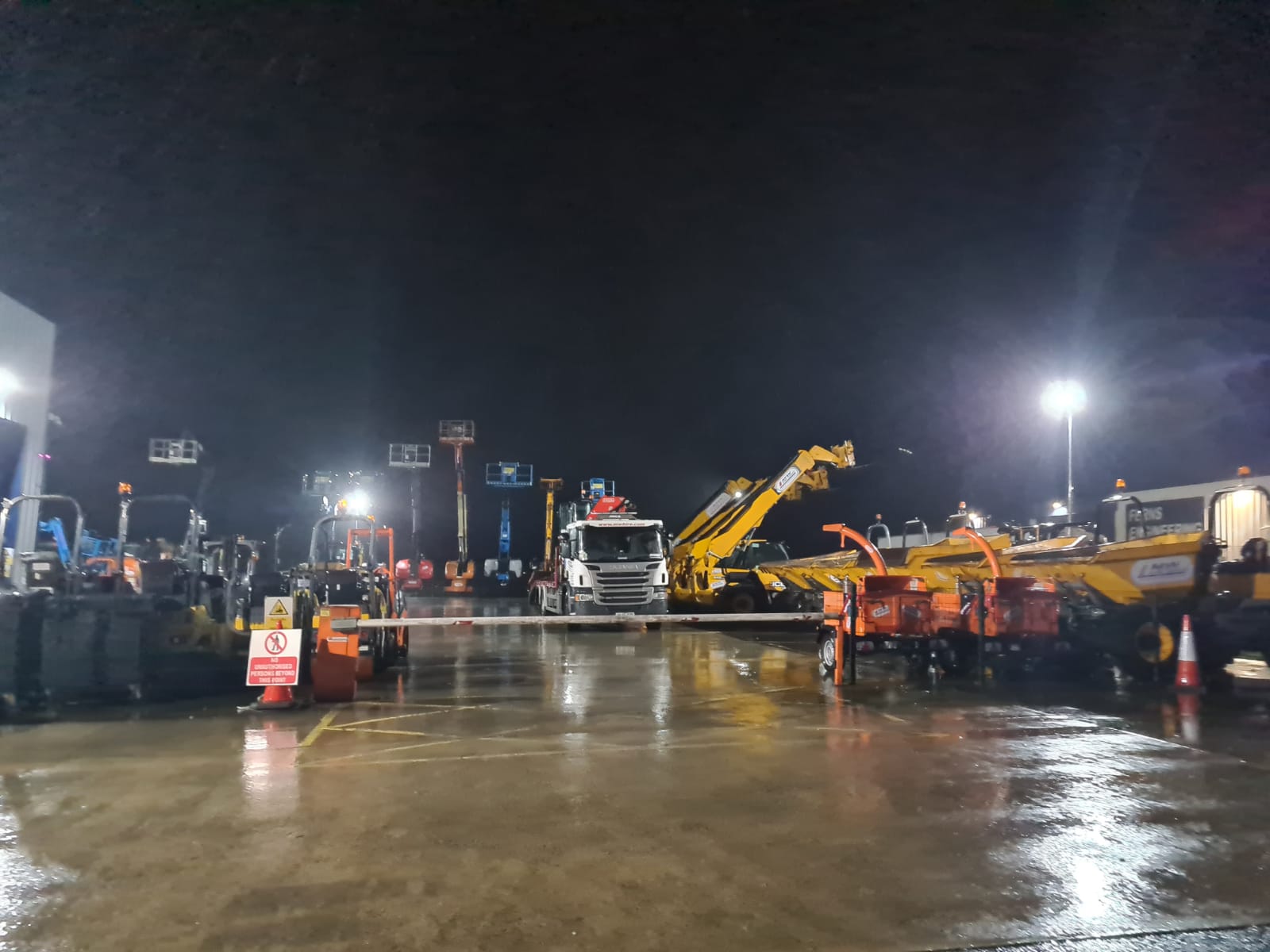 Yard filling up for Christmas in our Wexford Depot